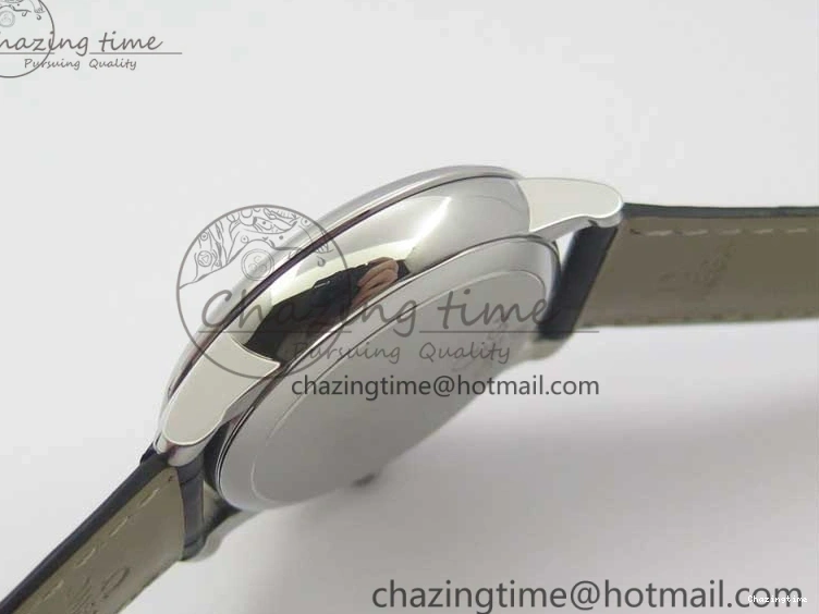 0316 MultiPurpose De Ville Prestige Real PR SS ZF 1:1 Best Edition White Dial Blue Markers on Black Leather Strap MIYOTA 7941